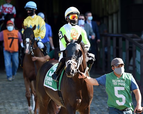 Social Paranoia wins the 2020 Poker Stakes at Belmont Park                              