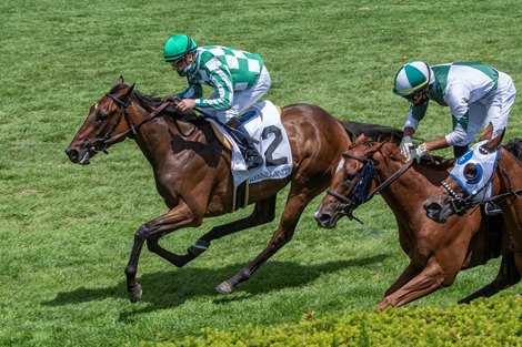 Enola Gay wins the 2020 Appalachian Stakes at Keeneland