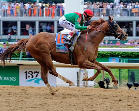 Animal Kingdom wins the 2011 Kentucky Derby