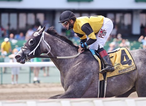 County Final #4 with Joe Bravo riding won the Tyro Stakes at Monmouth Park Racetrack in Oceanport, NJ on Saturday August 8, 2020