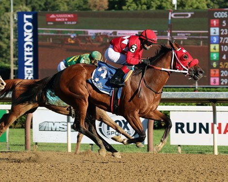 Letruska wins the Shuvee Stakes Sunday, August 30, 2020 at Saratoga