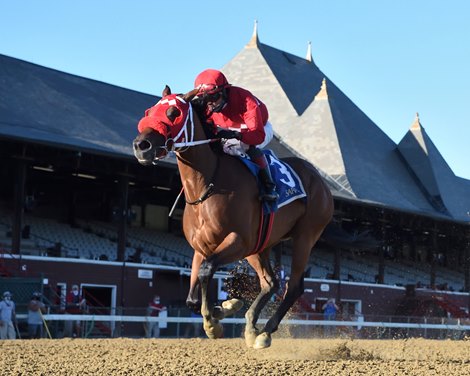 Letruska wins the Shuvee Stakes Sunday, August 30, 2020 at Saratoga