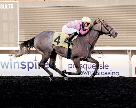 Caravel wins the Lady Erie Stakes August 24, 2020 at Presque Isle Downs