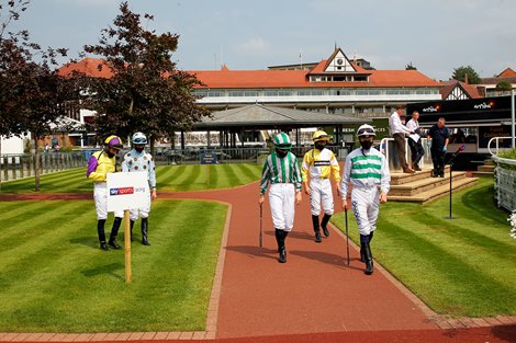 Jockeys at Chester