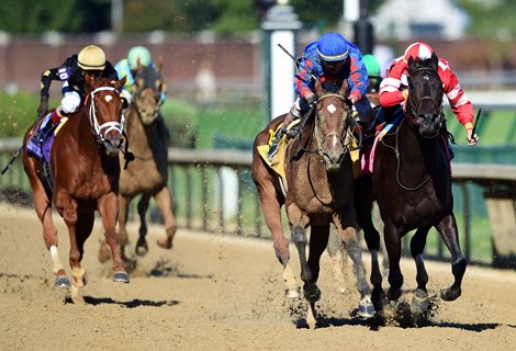 Bell’s The One with jockey Corey Lanerie wins the Derby City Distaff (G1) held at Churchill Downs Race Course Saturday Sept 5, 2020 in Louisville, KY. 