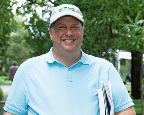 Mike Recio with South Point<br><br />
Fasig-Tipton Selected Yearlings Showcase in Lexington, KY on September 10, 2020.