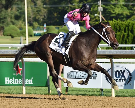 Vequist scores handily in the Spinaway at Saratoga