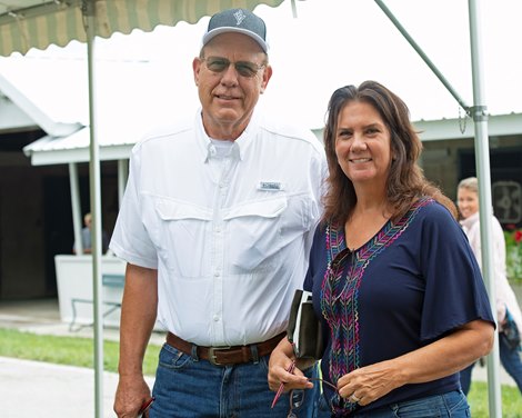 Barry and Shari Eisaman Keeneland September sale yearlings in Lexington, KY on September 12, 2020.