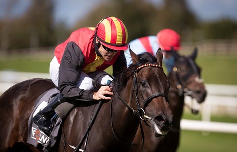 Belle Image (Robbie Colgan) wins the Foran Equine EBF Auction Race.<br><br />
The Curragh Racecourse.<br><br />
26.09.2020<br><br />
