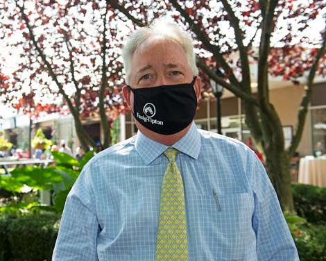 Boyd Browning, masked up<br><br />
Fasig-Tipton Selected Yearlings Showcase in Lexington, KY on September 10, 2020.