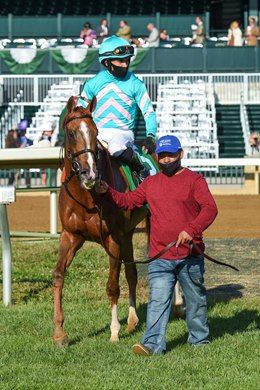 October 3. 2020; Keenland Fall Meet<br><br />
Uni (5) Joel Rosario up, wins the Gr.1 &quot;First Lady&quot; at Keeneland