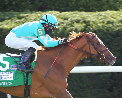 Uni wins 2020 First Lady Stakes at Keeneland
