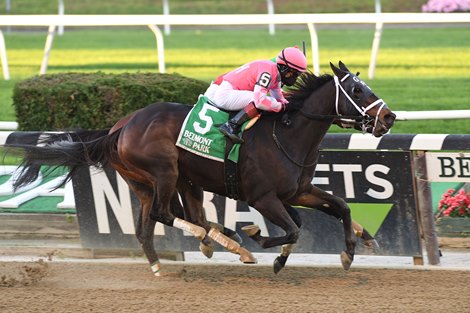 Majestic Dunhill wins the 2020 Bold Ruler Handicap at Belmont Park