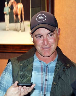 Buyer Donato Lanni of Hip 1131, 2020  Fasig-Tipton Kentucky October Sale 