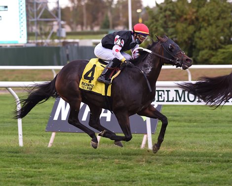 Wet Your Whistle wins 2020 Belmont Turf Sprint Invitational Stakes at Belmont Park