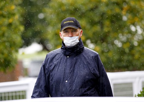 John Gosden at Newmarket the day before Enable attempts Prix De L&#39;Arc De Triomphe history. 3/10/2020 