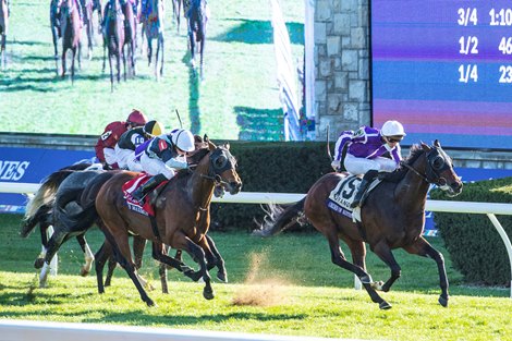 Order of Australia wins the 2020 Breeders' Cup Mile