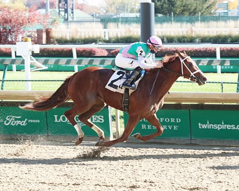 Sun Path wins 2020 Maiden at Churchill Downs