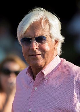 Bob Baffert at Santa Anita Park