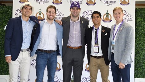 From left to right: Dan Giovacchini, Eric Armagost, Alex Quoyeser, Patrick O&#39;Neill, Reiley Higgins comprise Boat Racing, LLC