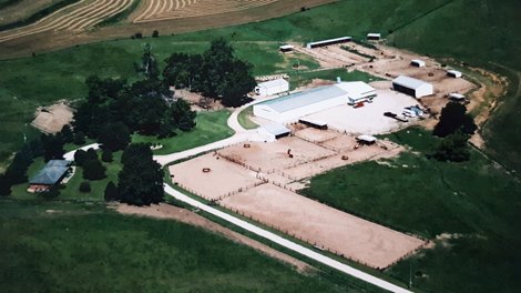 Pryor Ranch, near Omaha, Neb. The new home in 2021 of stallions Court Vision and Giant Expectations
