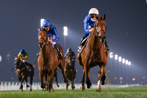Naval Crown (Charlie Appleby – Mickael Barzalona) the Meydan Classic Sponsored By agnc3, Listed, 1600m race, at the Sixth Dubai World Cup Carnival on February 25, 2021