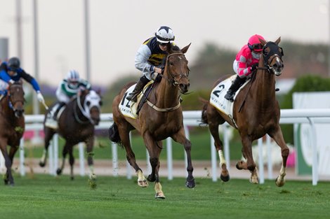 True Self wins the 2021 Neom Turf Cup at King Abdulaziz Racetrack