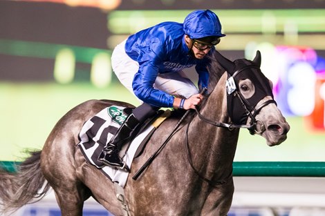 Summer Romance wins the Balanchine Sponsored By Range Rover, Conditions race at the Fifth Dubai World Cup Carnival on February 18, 2021