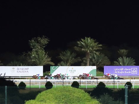 Mishriff wins the 2021 Saudi Cup at King Abdulaziz Racetrack