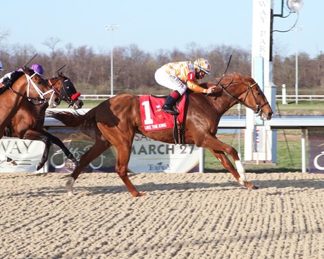 Like the King wins the Jeff Ruby Steaks Saturday, March 27, 2021 at Turfway Park