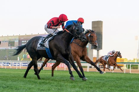 Extravagant Kid wins the 2021 Al Quoz Sprint