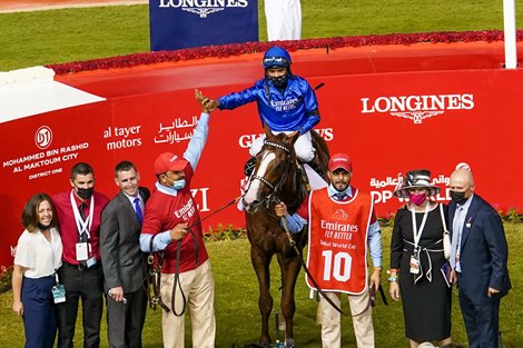 Mystic Guide wins the 2021 Dubai World Cup