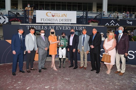 Known Agenda wins the Florida Derby Saturday, March 27, 2021 at Gulfstream Park