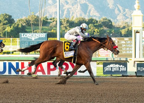 Idol wins the 2021 Santa Anita Handicap