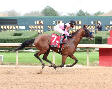 Concert Tour wins 2021 Rebel Stakes at Oaklawn Park