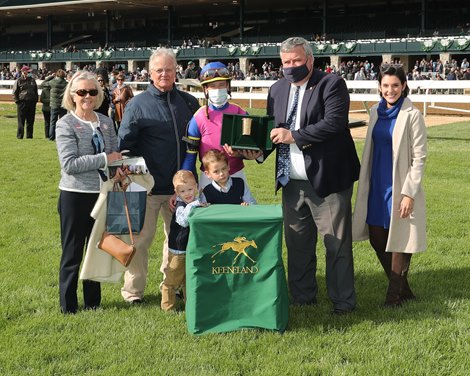 War Like Goddess wins the 2021 Bewitch Stakes at Keeneland