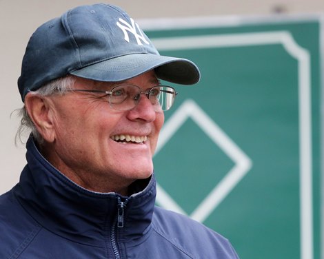 Bill Mott at Churchill Downs on April 25, 2021