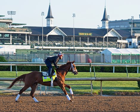 Dynamic One<br>
Kentucky Derby and Oaks horses, people and scenes at Churchill Downs in Louisville, Ky., on April 26, 2021. 