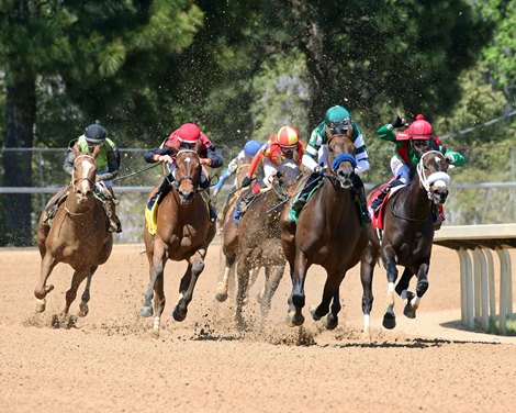 Edgeway wins the Carousel Stakes Saturday, April 10, 2021 at Oaklawn Park