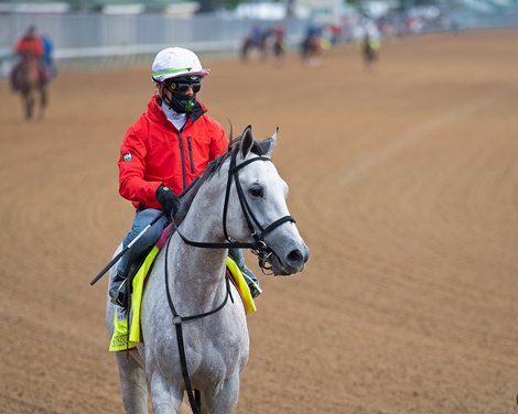 Soup and Sandwich<br>
Kentucky Derby and Oaks horses, people and scenes at Churchill Downs in Louisville, Ky., on April 23, 2021. 