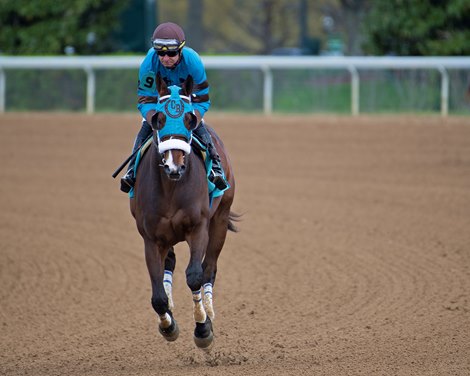Corey Lanerie on Bode by You in the Race 3.<br>
Scenes at Keeneland near Lexington, Ky., on April 15, 2021. . 