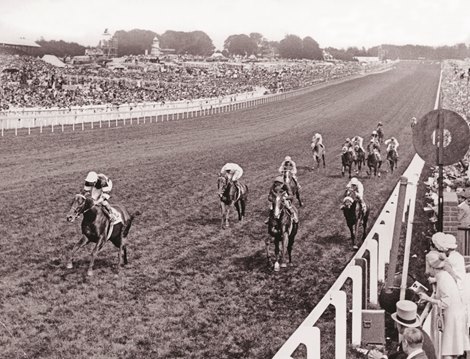 Sir Ivor scores a decisive win in the Epsom Derby with legendary jockey Lester Piggott in the irons.