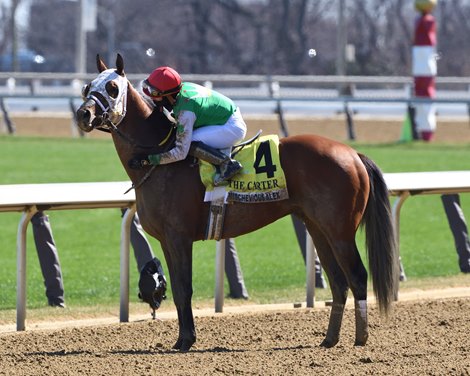 Mischevious Alex wins the 2021 Carter Handicap at Aqueduct