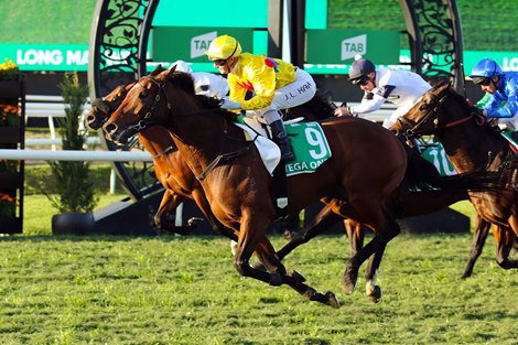 Vega One wins the 2021 Kingsford Smith Cup at Eagle Farm Racecourse<br><br />
ridden by Jamie Kha and trained by Tony Gollen