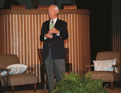 Kentucky Governor Steve Beshear<br><br />
2014 Thoroughbred Owner Conference at Keeneland Race Course<br><br />
Photo by: Daniel Sigal