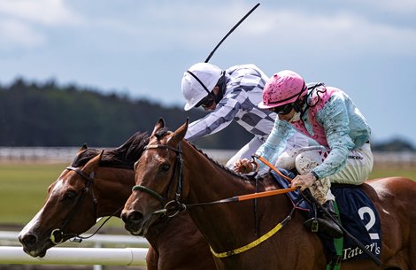 Noel Meade's Helvic Dream ridden by Colin Keane wins the Tattersalls Gold Cup (Group 1) from Broome.<br><br />
The Curragh Racecourse<br><br />
Photo: Patrick McCann/Racing Post<br><br />
23.05.2021