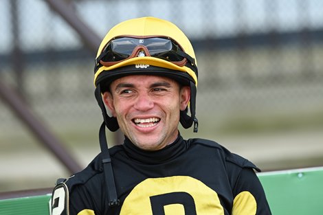 Joel Rosario at Belmont Park