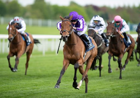 Snowfall (Ryan Moore) win the Musidora<br><br />
York 12.5.21 