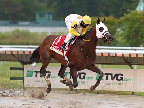 Wind Of Change #1 with J.C. Diaz, Jr. riding won the $100,000 Mr. Prospector Stakes at Monmouth Park Racetrack in Oceanport, NJ 5/29/21 Photo By Bill Denver/EQUI-PHOTO