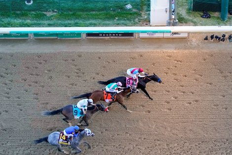 Medina Spirit with John R. Velazquez wins the Kentucky Derby (G1) at Churchill Downs in Louisville, Kentucky on May 1, 2021.